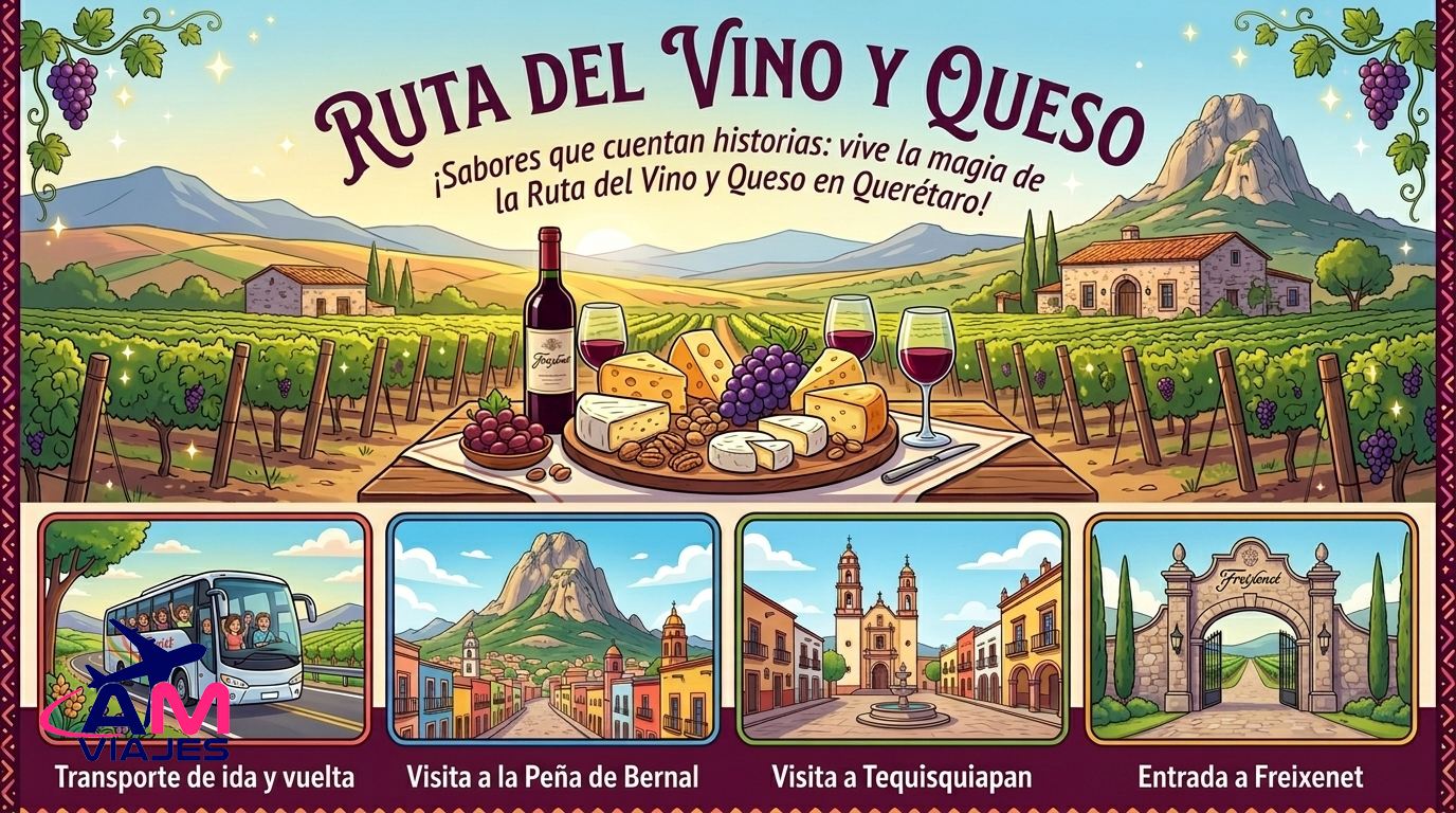 Ruta del vino y queso
