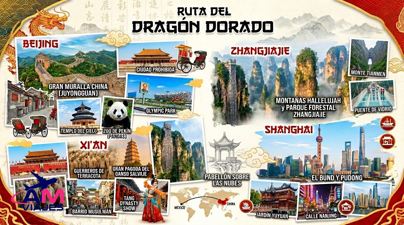 Ruta del Dragon Dorado - China